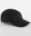 BB254R B254R Beechfield Recycled Fleece 5 Panel Cap Black colour image